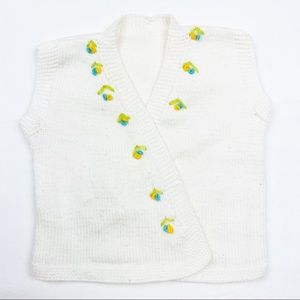 Crocheted Handmade Winter Vest 9M
